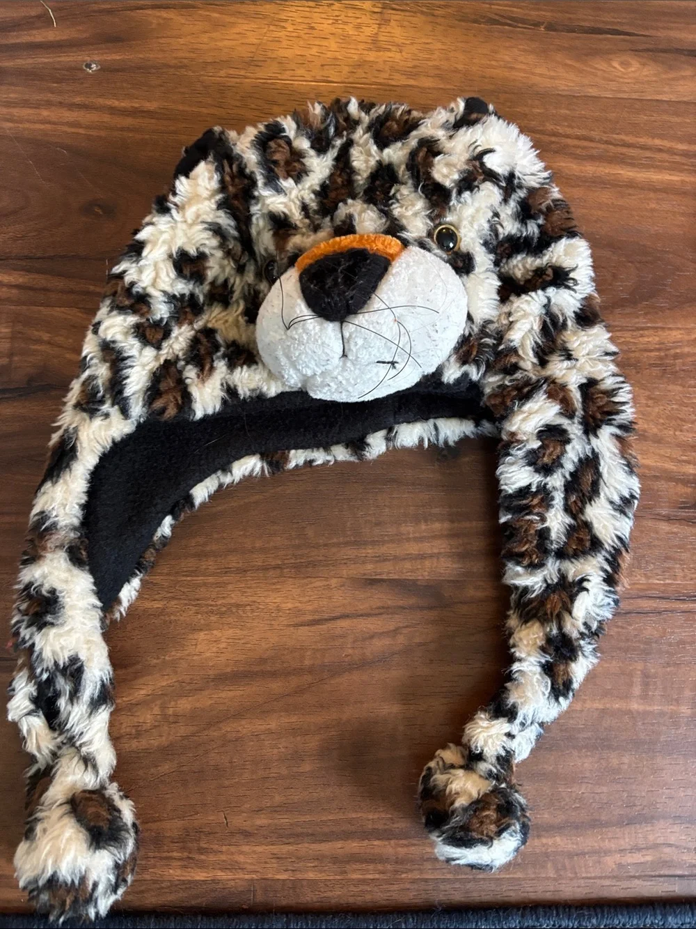 PAW Patrol Pink Knit Beanie and Leopard Plush Animal Hat